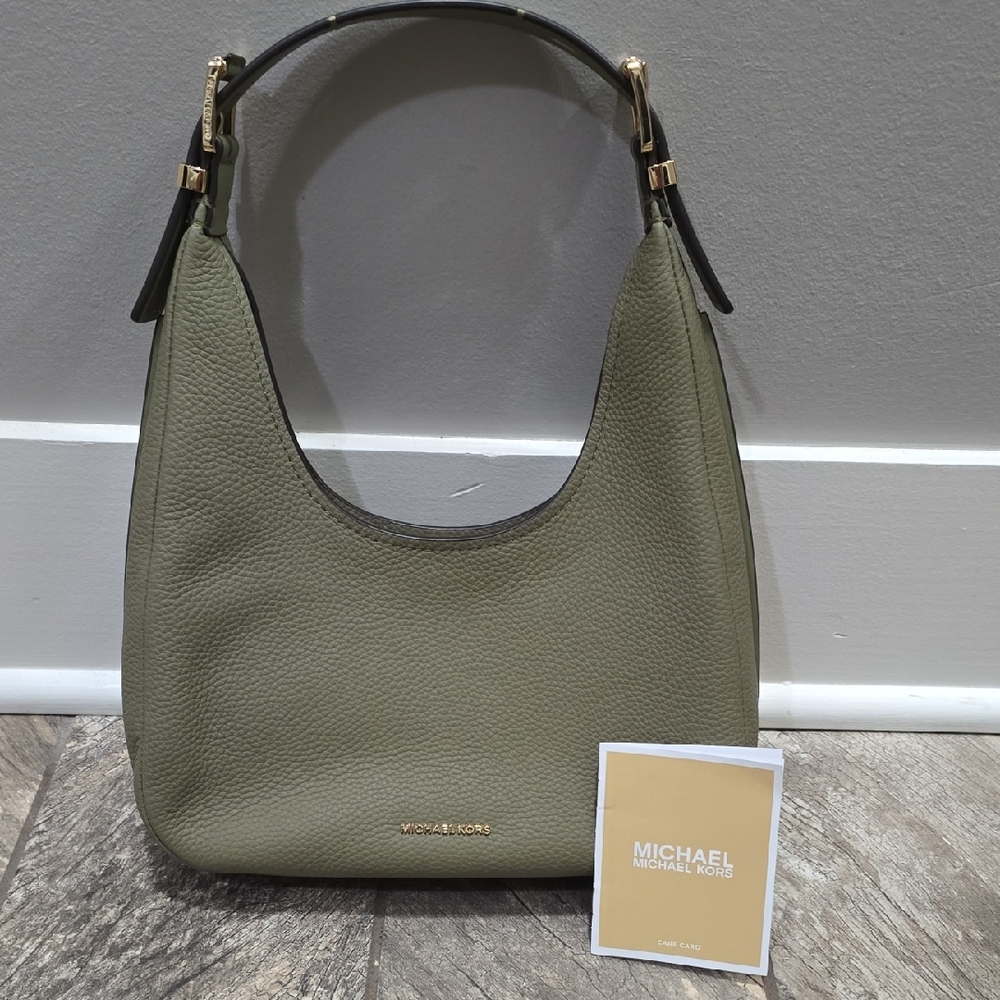 Michael Kors Sage Green Shoulder Bag